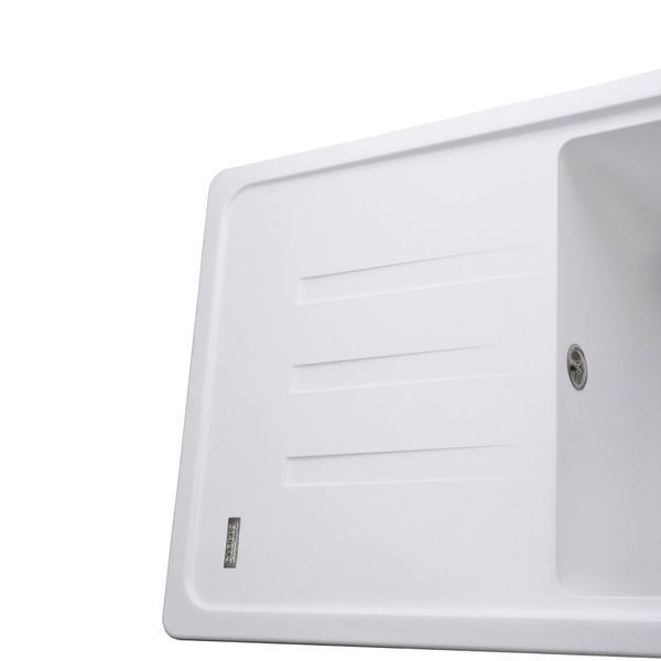 Гранітна мийка Globus Lux LUGANO білий 780х435мм-А0007 10664 фото