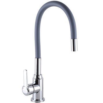 Змішувач для кухні DOMINO ELLIPSE DCC-203L-GRAY 25129 фото