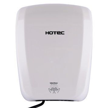 Сушарка для рук HOTEC 11.231 ABS White сенсорна, корпус пластик білий (220В ,1800Вт) 19603 фото