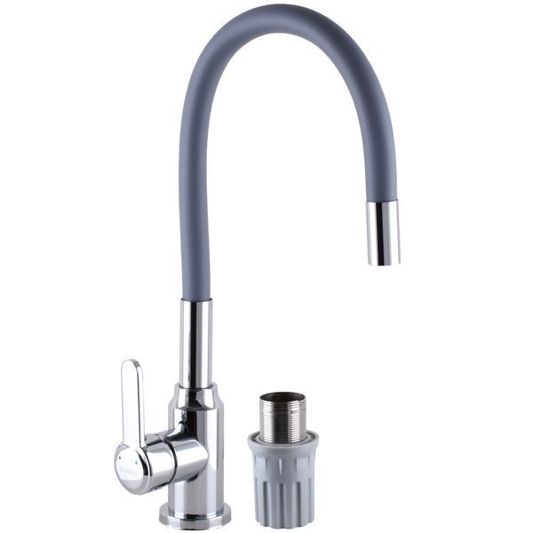 Змішувач для кухні DOMINO ELLIPSE DCC-203L-GRAY 25129 фото