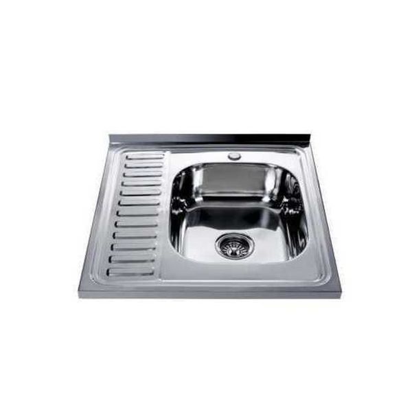 Мийка кухонна накладна прямокутна 600х600х180 Decor Right MR 6060 R D Mira 14539 фото