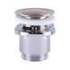 Донний клапан Globus Lux HG-041S-S- BR (Click-clack) Стального кольору 23159 фото 1