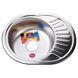 Мийка кухонна врiзна кругла 570х450х160 Satin MR 5745 E 0,6 mm Mira 21110 фото 1