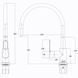 Змішувач для кухні Globus Lux Dolly GLD-0203LR-BL 30719 фото 6