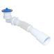 Сифон Waterstal SE 3860 для душ. піддона 1 1/2&Prime; низький з гофрою 32х32/40/50 17414 фото 1
