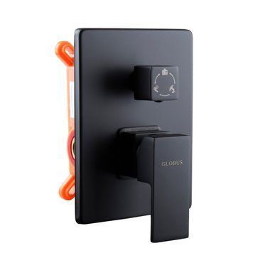 Змішувач для душу Globus Lux SMART GSM-305-BB вбудований, на три споживача,без душ.набора,Чорний 27611 фото