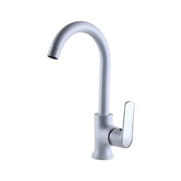 Змішувач для кухні Globus Lux Laguna GLA-0203SL-7-WHITE 22567 фото