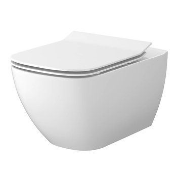 CET Cersanit В245 VIRGO CLEAN ON підвісний з кришкою дюропласт ліфт PL 24799 фото