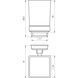 Стакан одинарний TOPAZ TКВ 9921A-BL чорний 21248 фото 4