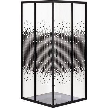 Душова кабіна квадратна без піддона ODRA N90TB.Mosaic BRAVO (1уп.) 28400 фото