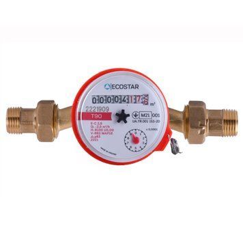 Лічильник гарячої води ECOSTAR DN15 1/2&Prime; L110 E-C 2,5 21806 фото