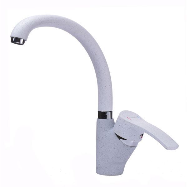 Змішувач для кухні Globus Lux QUEENSLAND GLQU-0203S-BIG-7-WHITE 19218 фото