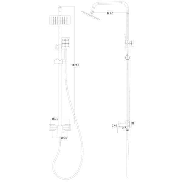 Душова система Globus Lux BONN GLB-0005N 28505 фото