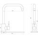 Змішувач для кухні EcoMIX ALPEN SBT3-203L 20061 фото 4