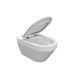 CET Cersanit В216 CREA CLEAN ON OVAL підвісний з кришкою дюропласт ліфт SLIM PL 21983 фото 2
