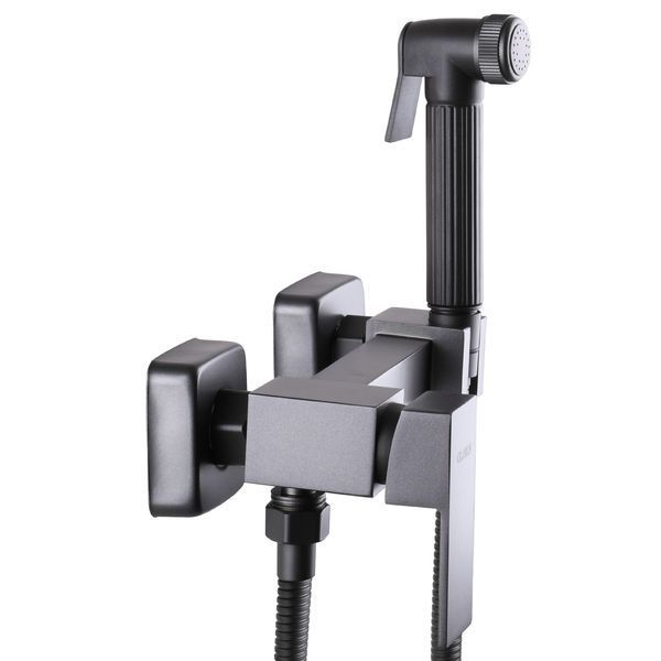 Змішувач гігієнічний Globus Lux Niagara GLN-5-106MIX-Graphite 22950 фото