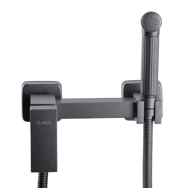 Змішувач гігієнічний Globus Lux Niagara GLN-5-106MIX-Graphite 22950 фото