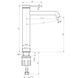 Змішувач для умивальника TOPAZ LOFT TLF 32203-H75-C, Шланги TAQ-M0855 28880 фото 7