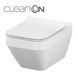 CET Cersanit В217 CREA CLEAN ON SQUARE підвісний з кришкою дюропласт ліфт SLIM PL 21984 фото 1