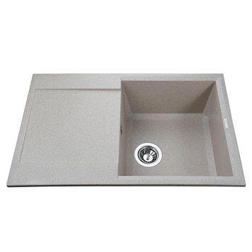 Гранітна мийка Globus Lux KOMO мигдаль 790х500мм-А0008 21037 фото