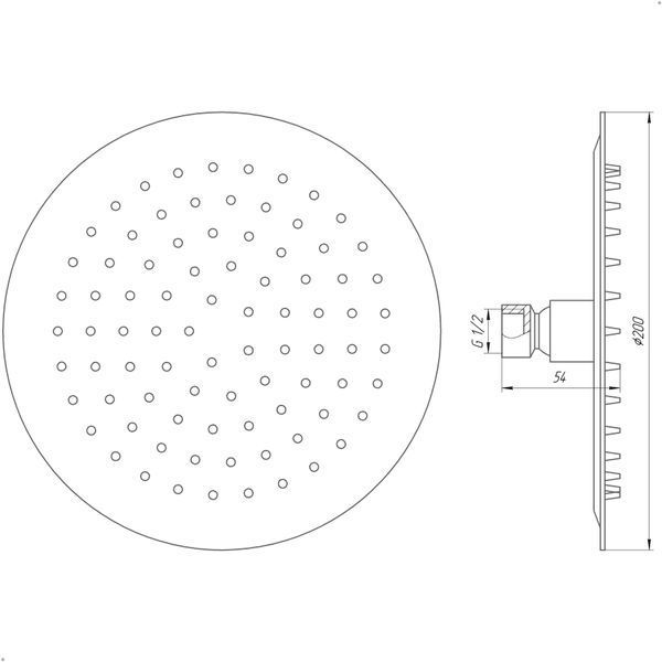 Душова лійка Globus Lux STS-0200 11820 фото