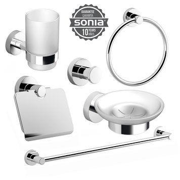 Набір аксесуарів для ванної SONIA ASTRAL KIT( 6 предметів) 181285 26848 фото