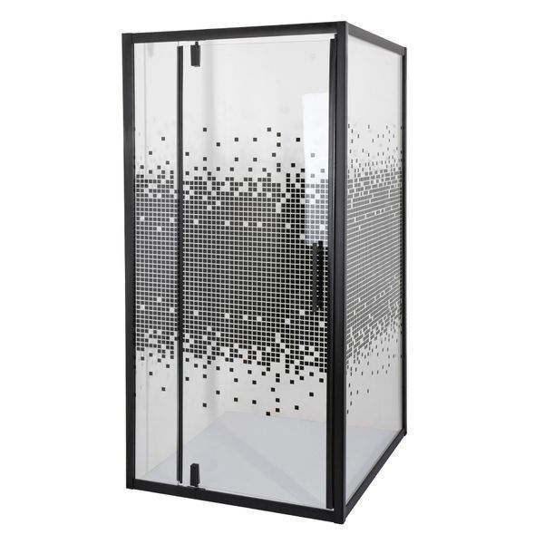 Душова кабіна квадратна без піддона MORAVA N90TB.Mosaic (N90B.Mosaic) BRAVO (1уп.) 23256 фото