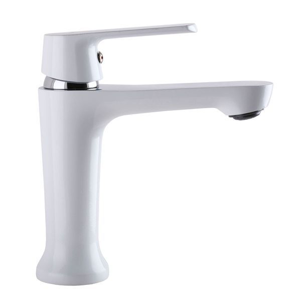 Змішувач для умивальника Globus Lux Laguna GLA-0401-7-WHITE 22561 фото