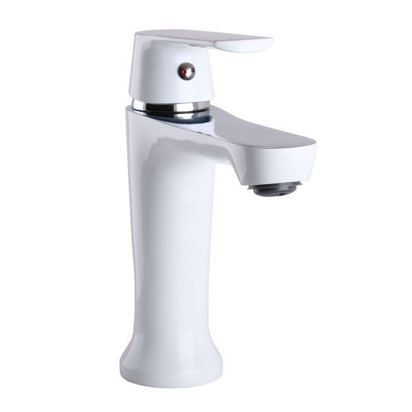 Змішувач для умивальника Globus Lux Laguna GLA-0401-7-WHITE 22561 фото