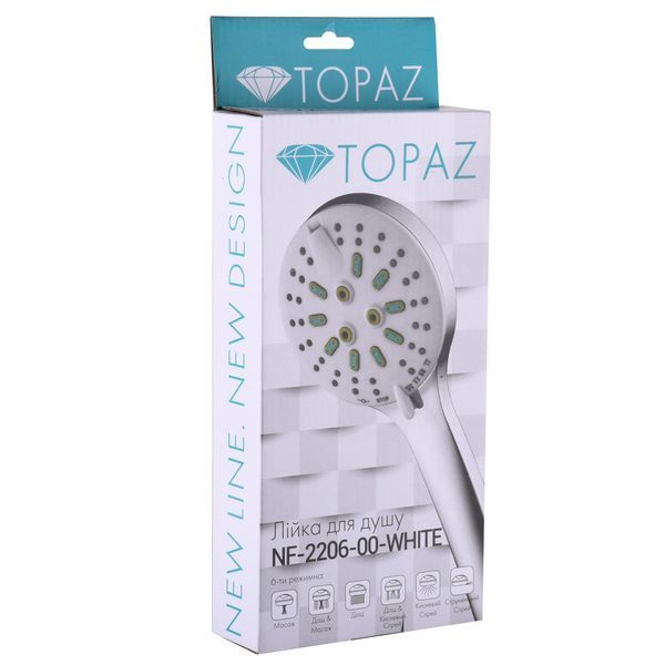 Душова лійка Topaz NF-2206-00-WHITE 25160 фото