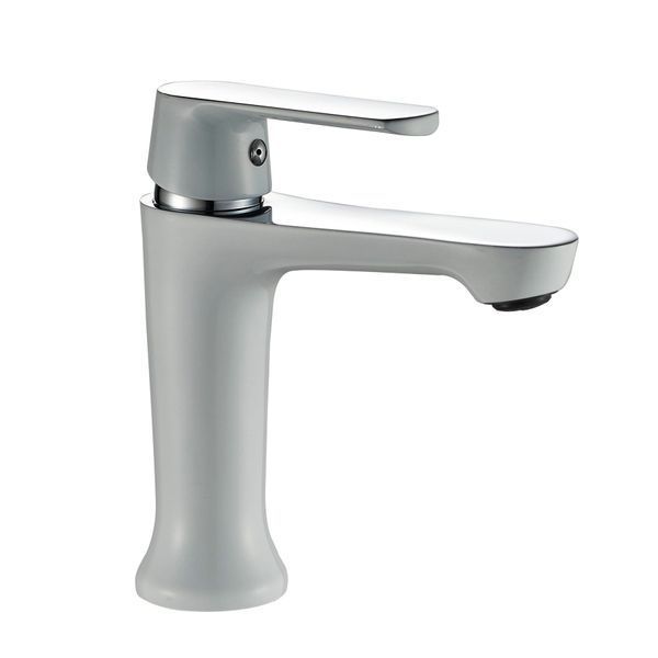 Змішувач для умивальника Globus Lux Laguna GLA-0401-7-WHITE 22561 фото