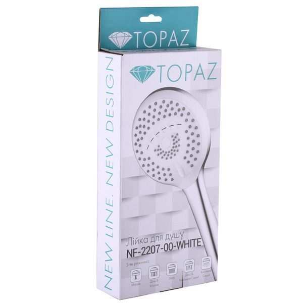 Душова лійка Topaz NF-2207-00-WHITE 25161 фото
