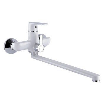 Змішувач для ванної Globus Lux Laguna GLA-0208-7-WHITE EURO 22568 фото
