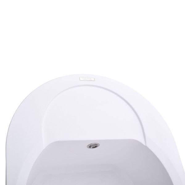 Гранітна мийка Globus Lux MORAINE білий 600х470мм-А0007 7555 фото
