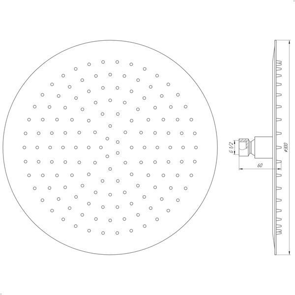 Душова лійка Globus Lux STS-0300 13412 фото