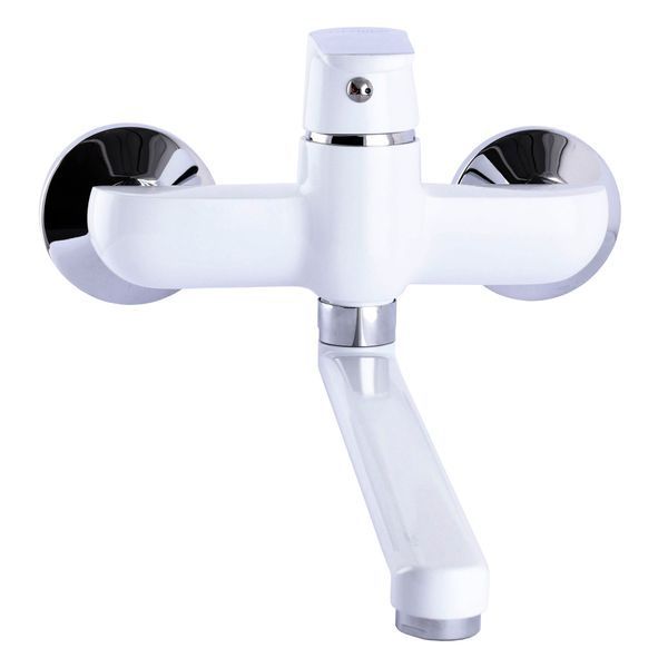 Змішувач для кухні зі стіни Globus Lux Laguna GLA-0104-7-WHITE 22563 фото