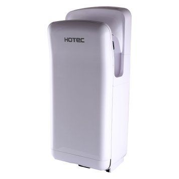 Сушарка для рук HOTEC 11.101 ABS White сенсорна, корпус пластик білий (220В ,1650-2050Вт) 20512 фото