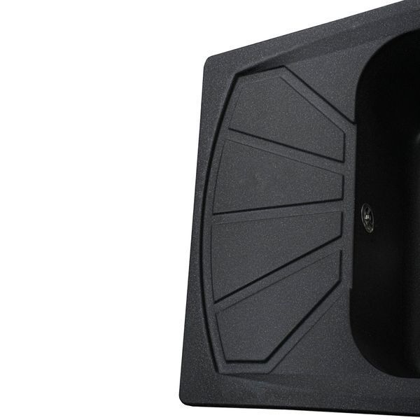 Гранітна мийка Globus Lux TANA графіт 610 х 500 мм-А0001 22403 фото