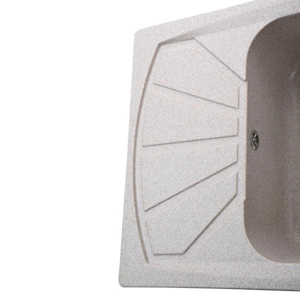 Гранітна мийка Globus Lux TANA мигдаль 610х500мм-А0008 22407 фото