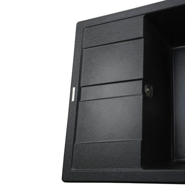 Гранітна мийка Globus Lux ONE графіт 650х500мм-А0001 2983 фото