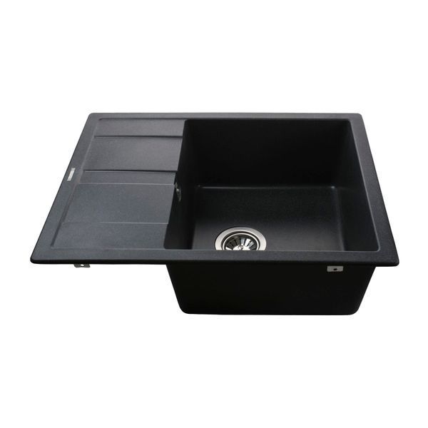 Гранітна мийка Globus Lux ONE графіт 650х500мм-А0001 2983 фото