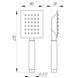 Душова лійка Globus Lux SUS-001Q-BB 24949 фото 5
