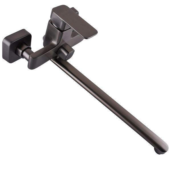 Змішувач для ванної Globus Lux Milano GLM-0208N-11-Graphite- EURO латунь L350мм.Графіт Блиск. 23323 фото