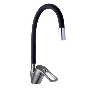 Змішувач для кухні DOMINO SIRIUS DSV-203SLR-Black 20088 фото