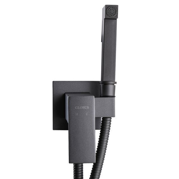 Змішувач гігієнічний Globus Lux Milano GLM-0-106MIX-Graphite 23324 фото